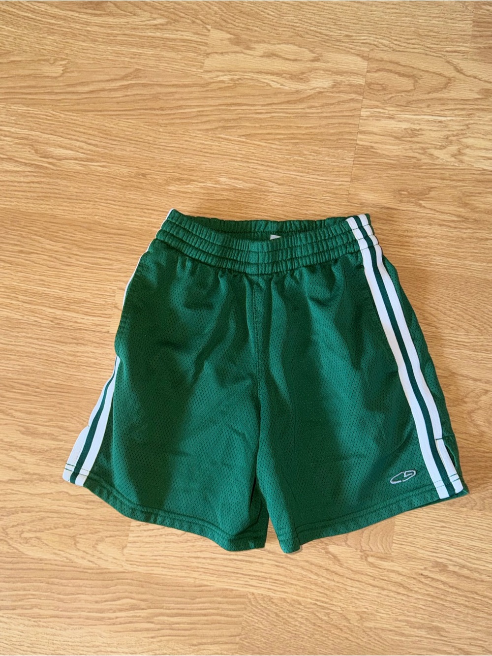 Champion Boys Green Mesh Athletic Shorts Size Small Youth Basketball Gym - Picture 2 of 4